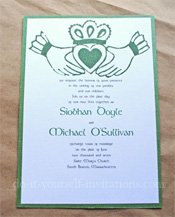 irish wedding invitations