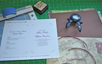 make passport wedding invitations