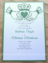 irish wedding invitation