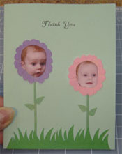 unqiue baby gift thank you cards