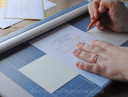 do it yourself wedding invitations