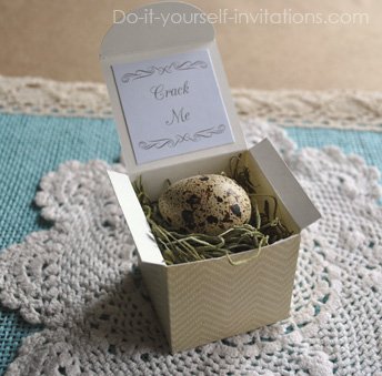 baby shower egg invitations