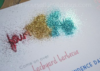homemade diy fourth of july invitations