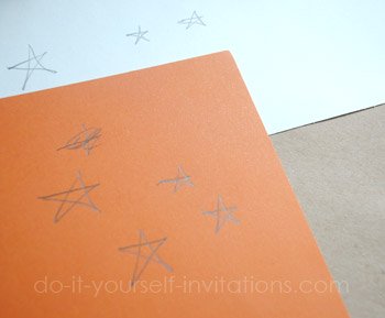 homemade stars for fourth of july invitations