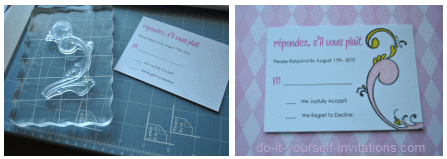 make rsvp cards templates