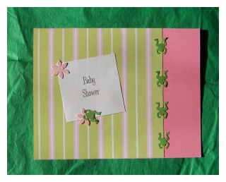 frog baby shower invitation