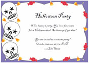 printable Halloween Party Invitations