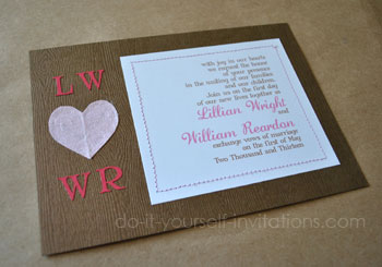 valentines day wedding invitations