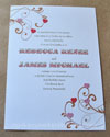 heart wedding invitations