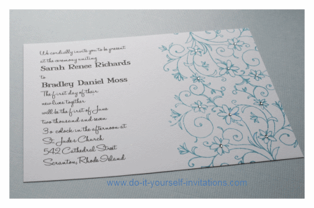 rubber stamp wedding invitations