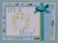 baby shower invitations with ribbon