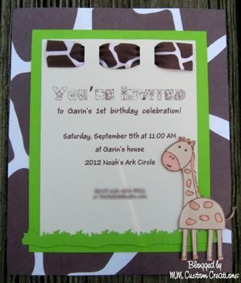 1st birthday invitation