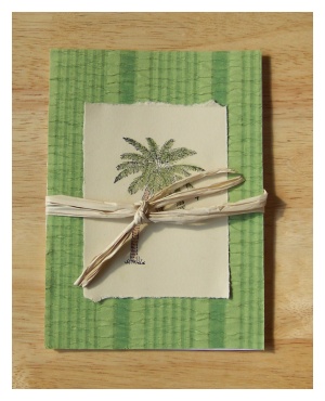 palm tree wedding invitations