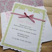 homemade easter invitations