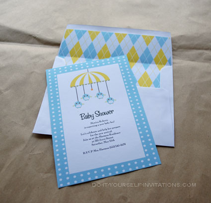 printable baby shower invitations templates