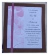 pink and brown wedding invitations