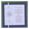 Snowflake wedding invitations