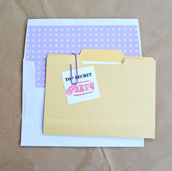 make diy surprise party invitations