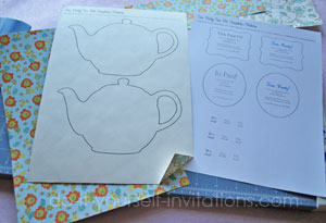 make tea party invitations