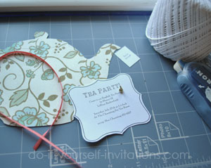 make tea party invitations