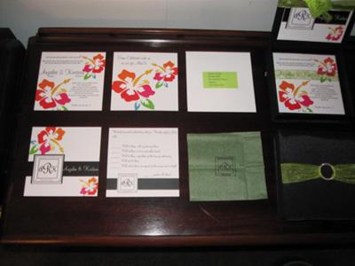DIY Hawaiian Wedding Invitations
